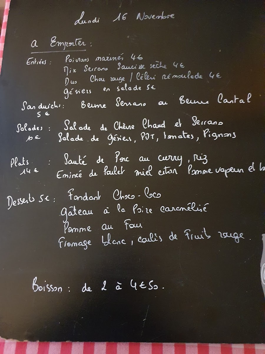Menu Au Babylone-7
