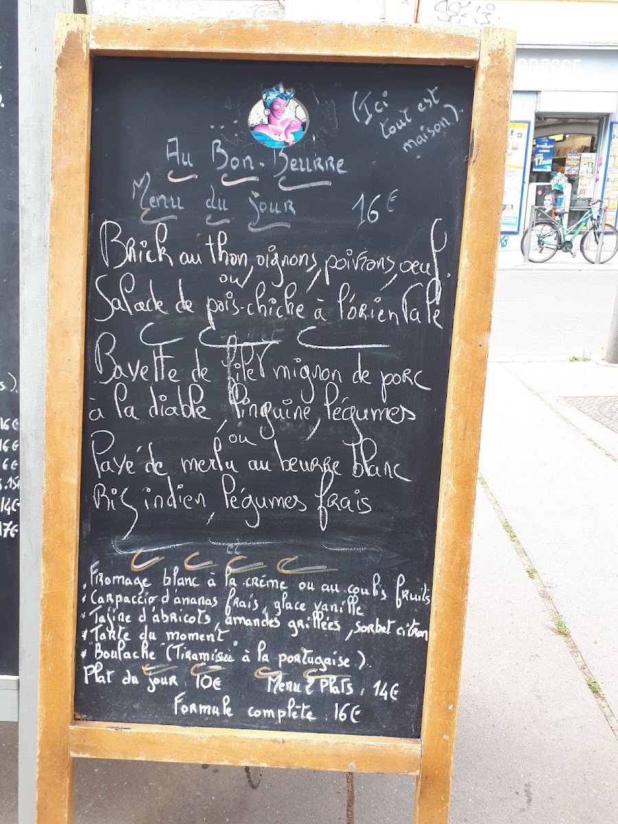 Menu Au Bon Beurre-2