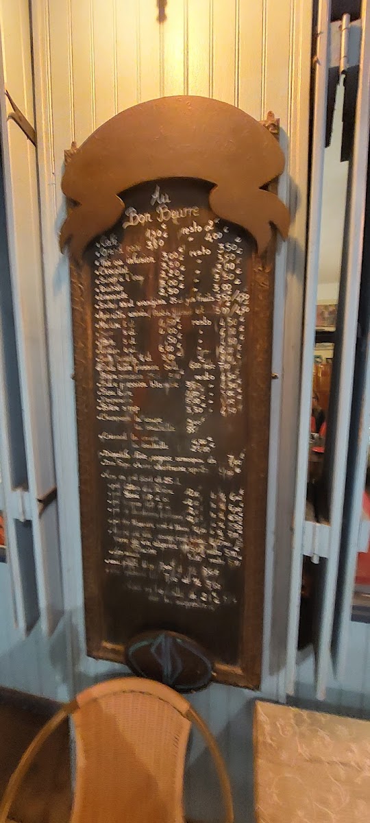 Menu Au Bon Beurre-4