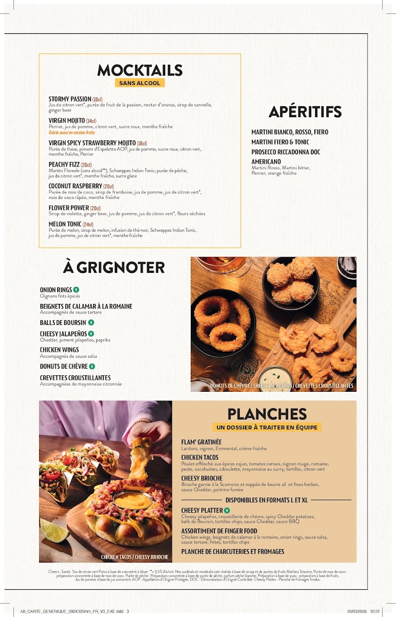 Menu Au Bureau - Pub Et Brasserie-1