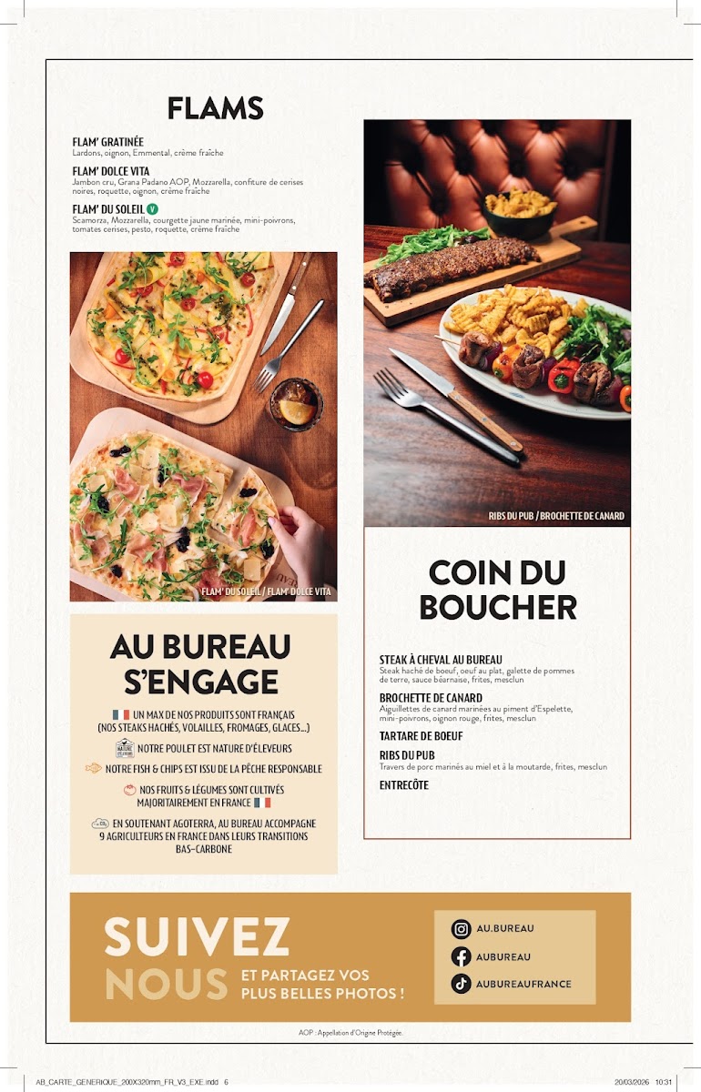 Menu Au Bureau - Pub Et Brasserie-3