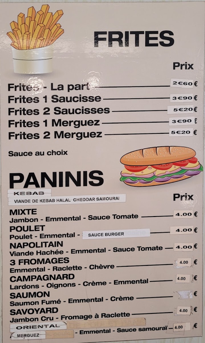 Menu Au Cochon D'or-1