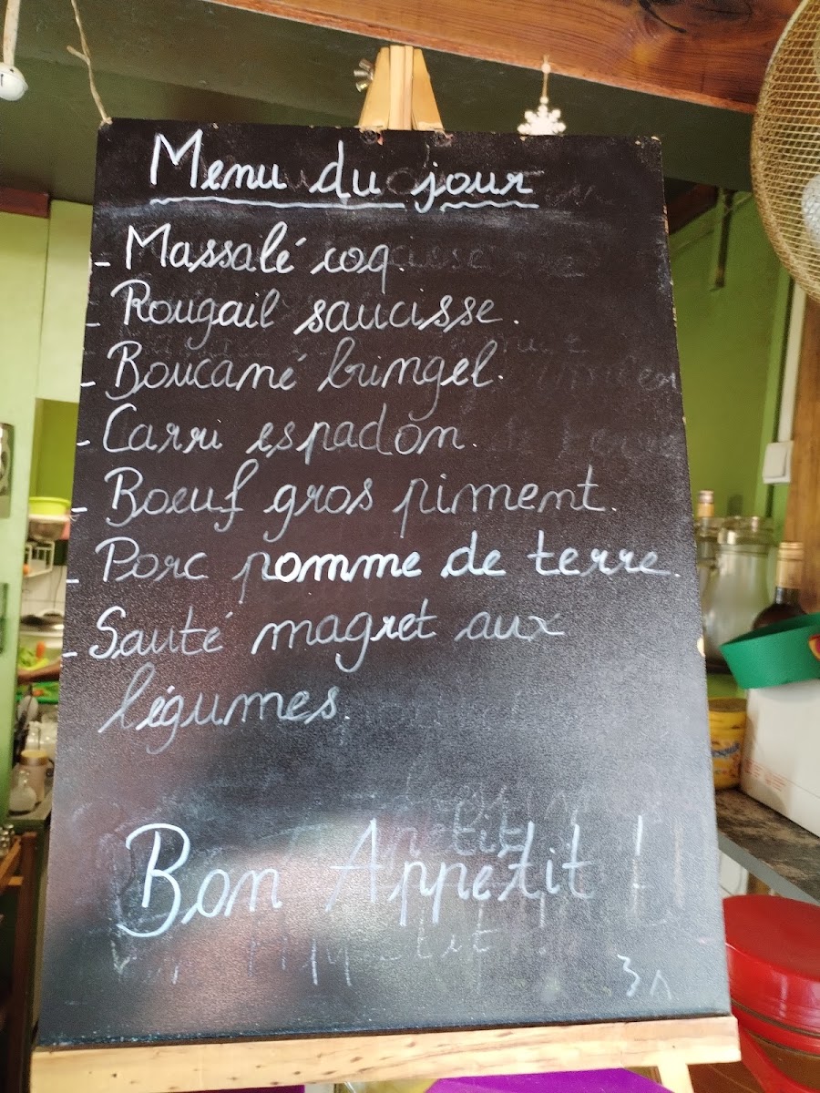 Menu Au Coeur De Grand Ilet Chez Tania-10