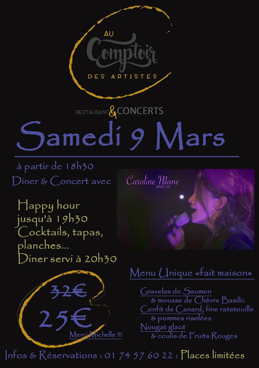 Menu Au Comptoir Des Artistes-10