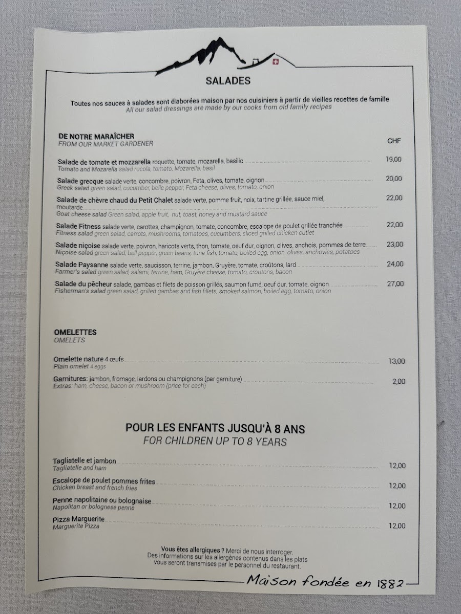 Menu Au Petit Chalet-5