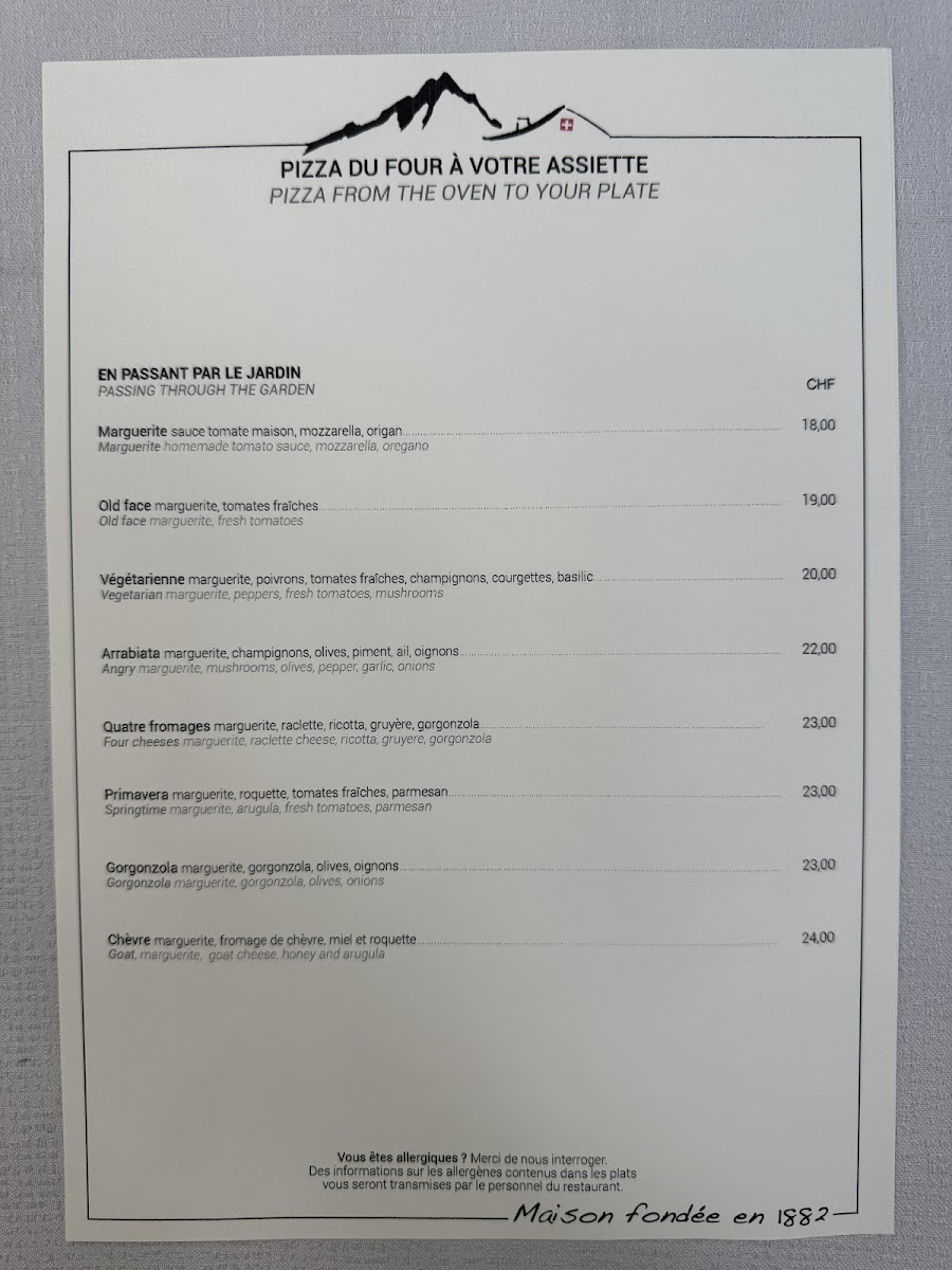 Menu Au Petit Chalet-7