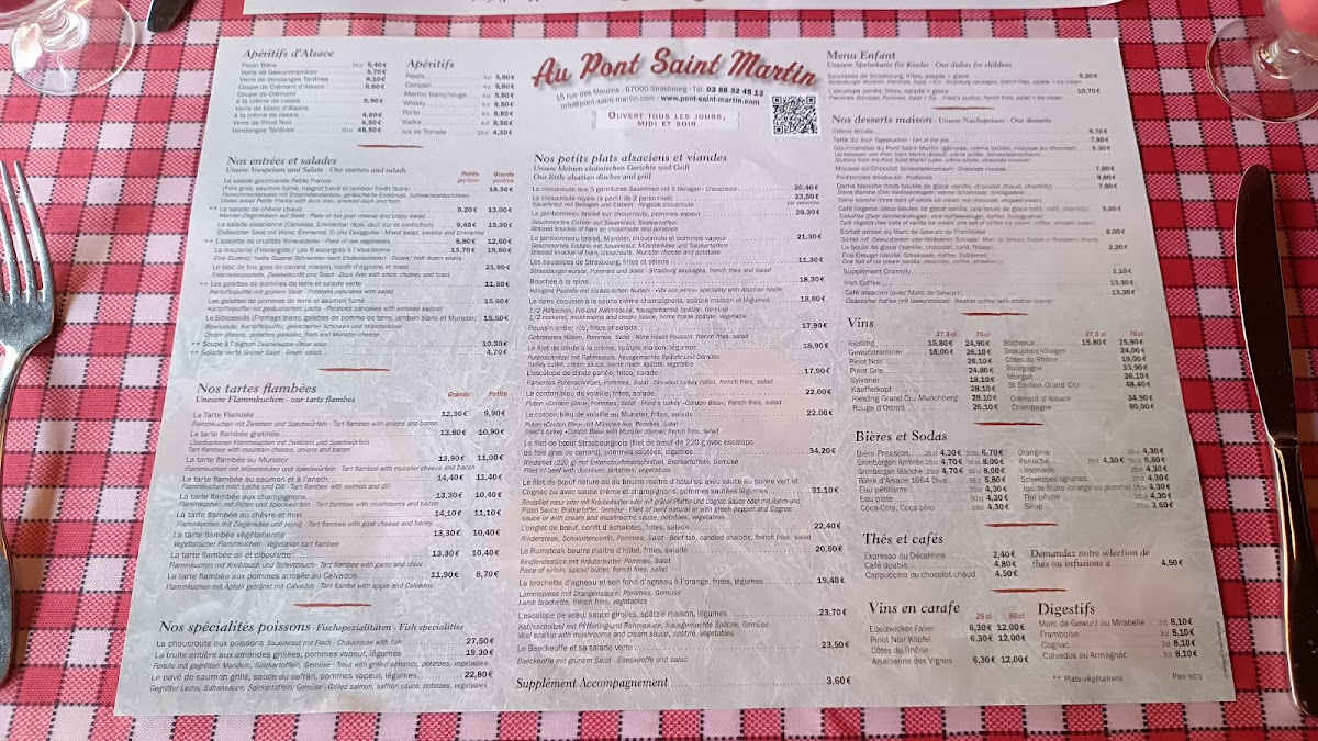 Menu Au Pont Saint-Martin-4