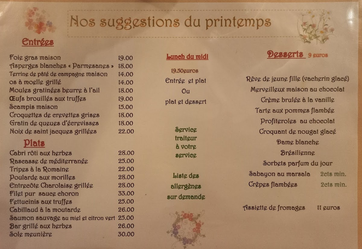 Menu Au Provençal-1