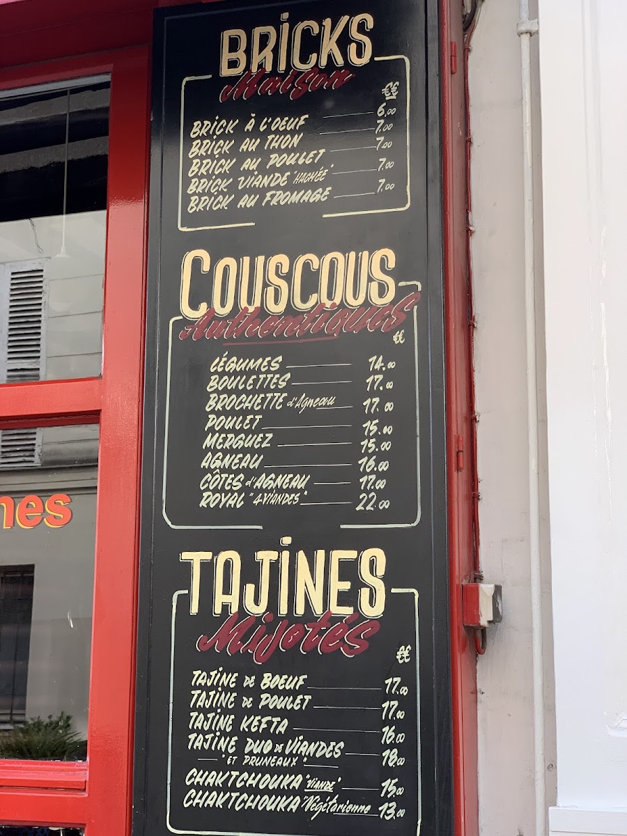Menu Au Rendez-Vous De Montmartre-10