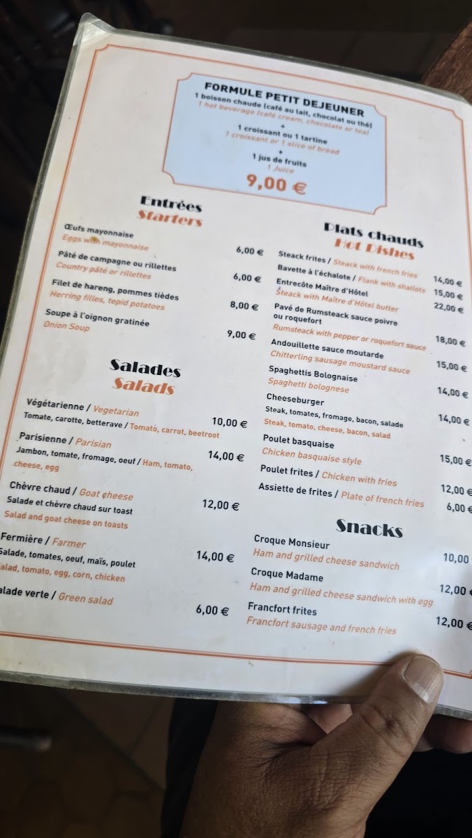 Menu Au Rendez-Vous De Montmartre-5