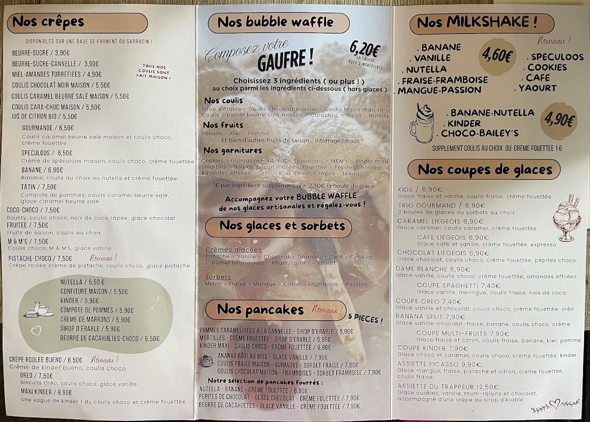 Menu Au Sirop D'érable-1