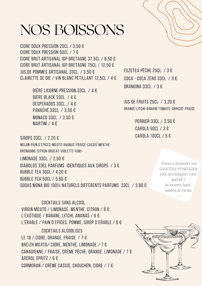 Menu Au Sirop D'érable-2
