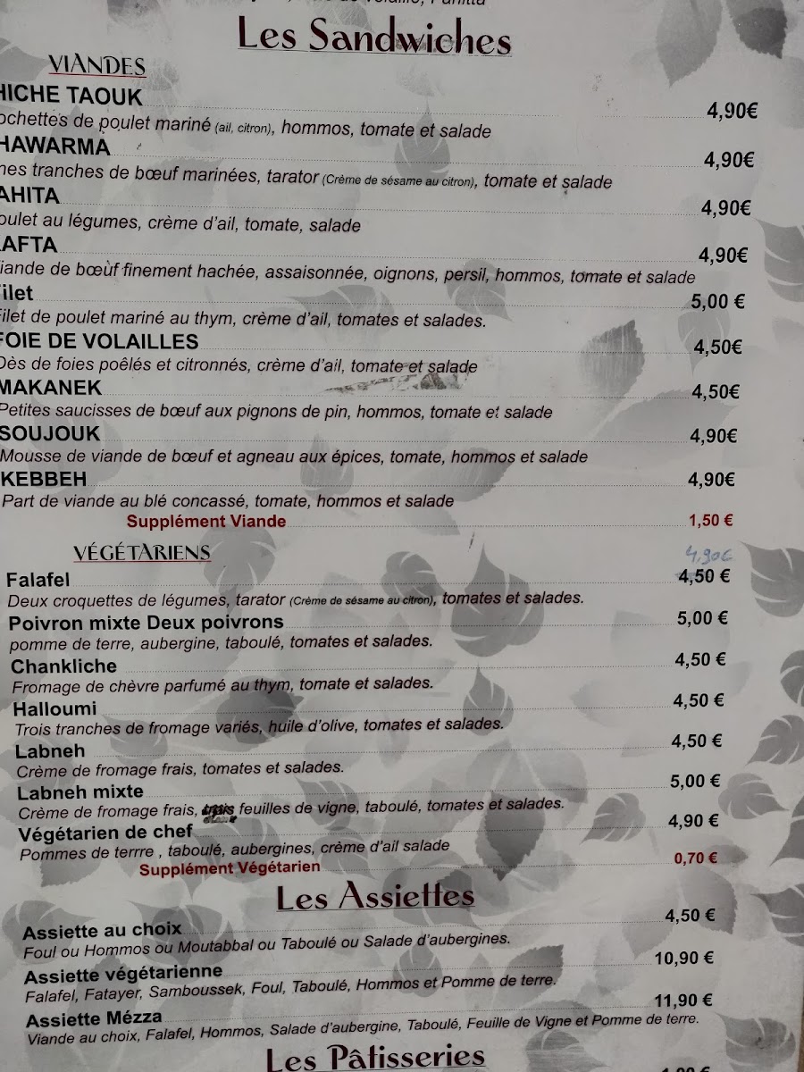 Menu Au Vieux Cèdre-5
