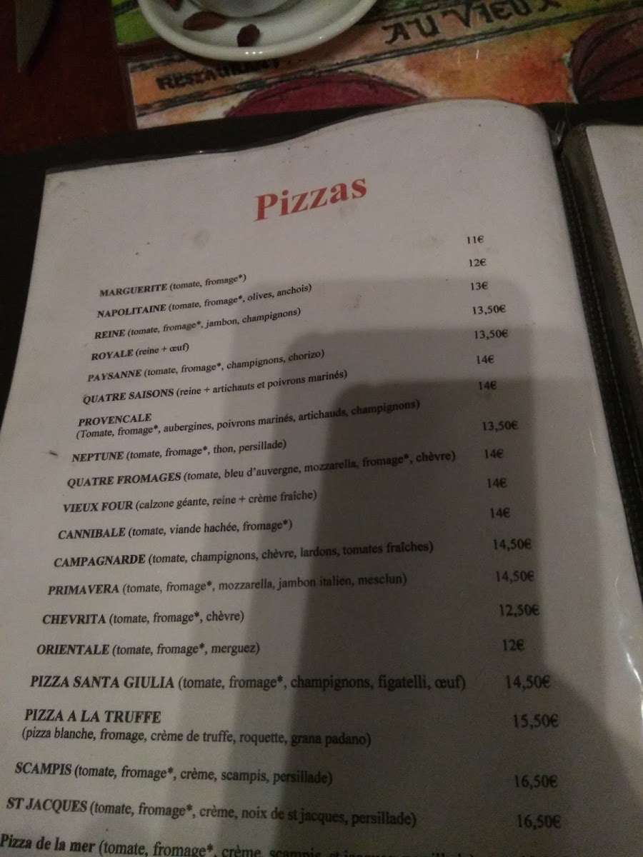 Menu Au Vieux Four-3