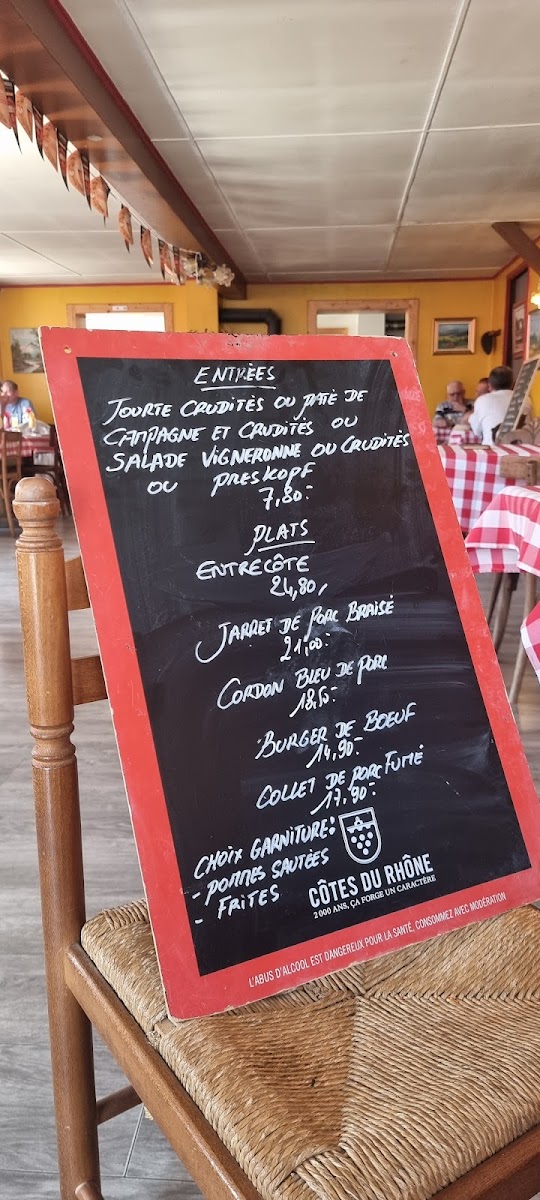 Menu Auberge Au Bon Chasseur-3