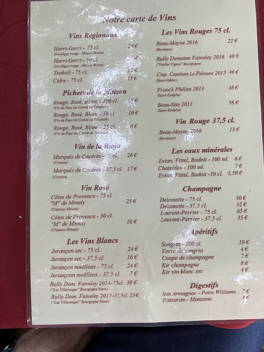 Menu Auberge D'achtal-7