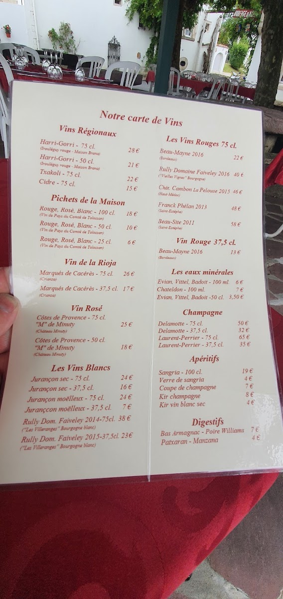 Menu Auberge D'achtal-9