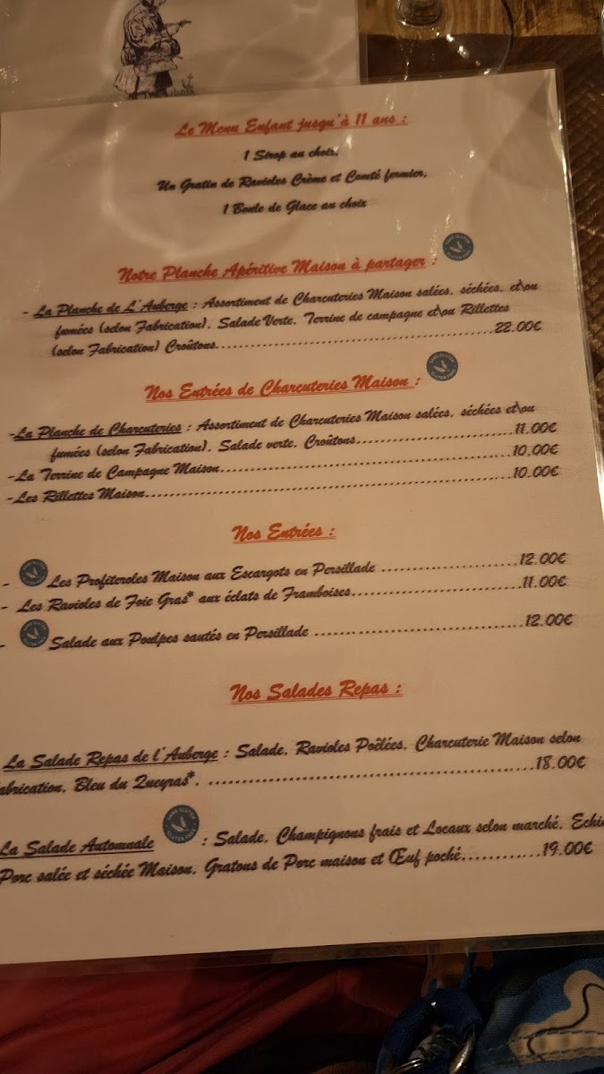 Menu Auberge De Carluc-2