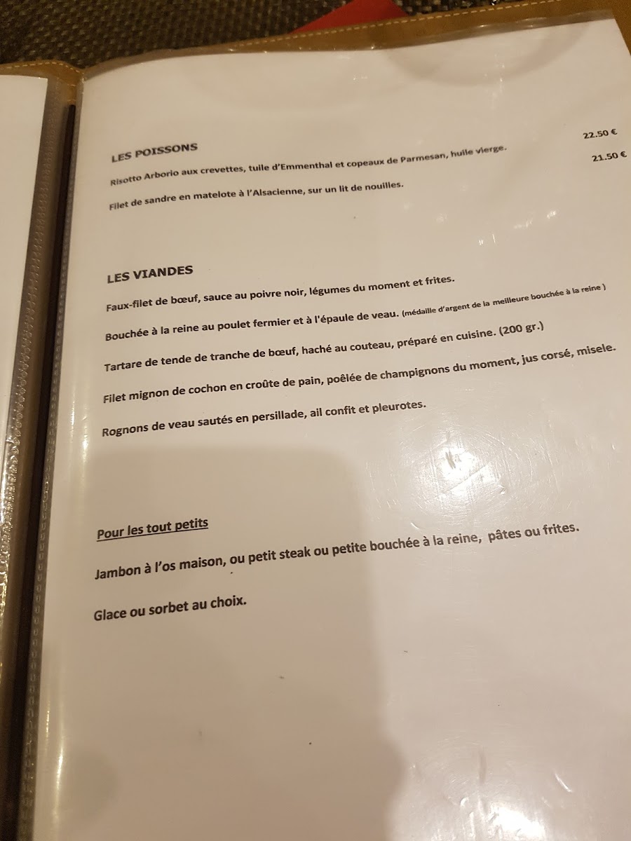 Menu Auberge De La Chapelle-4