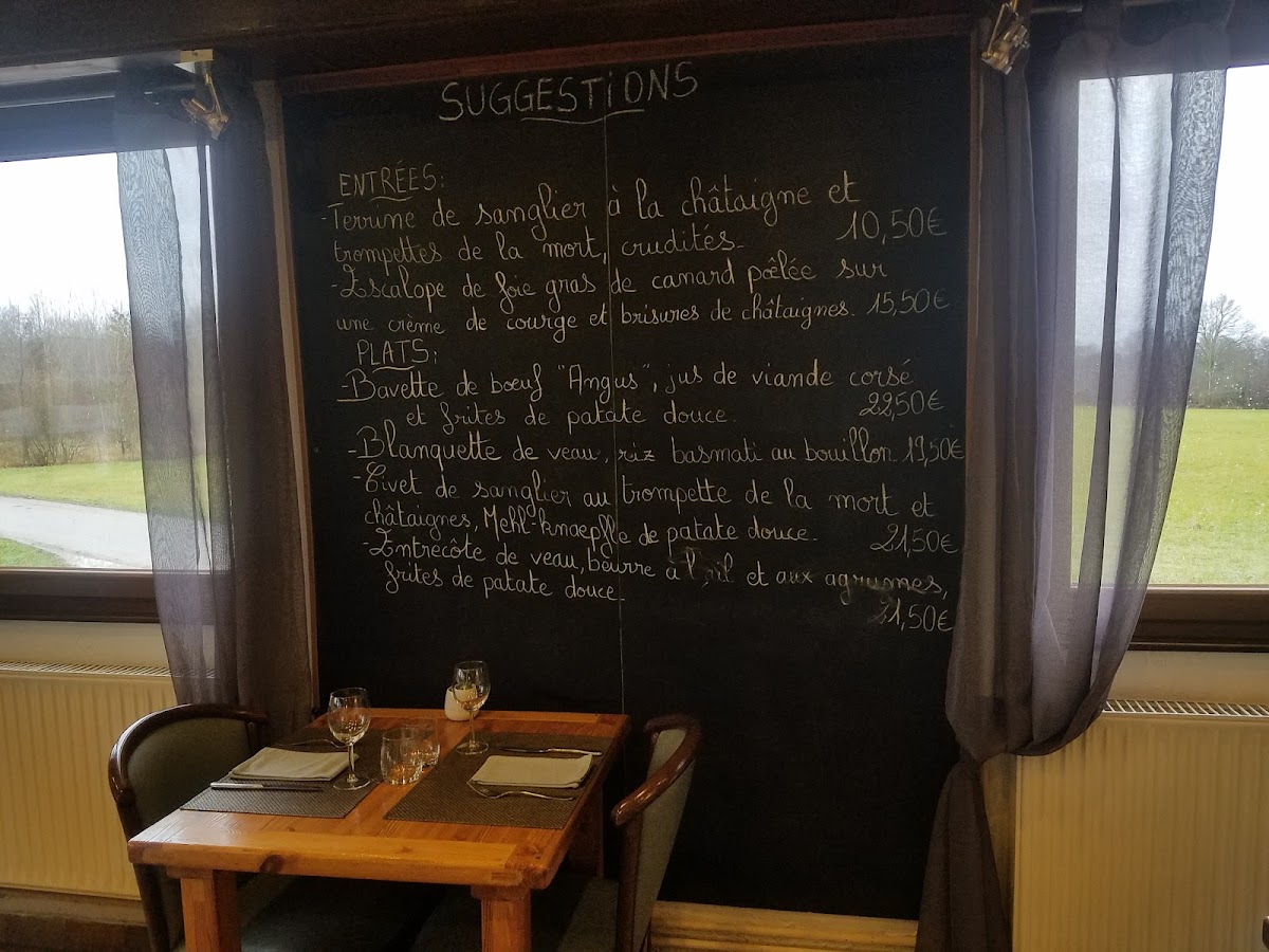 Menu Auberge De La Chapelle-5