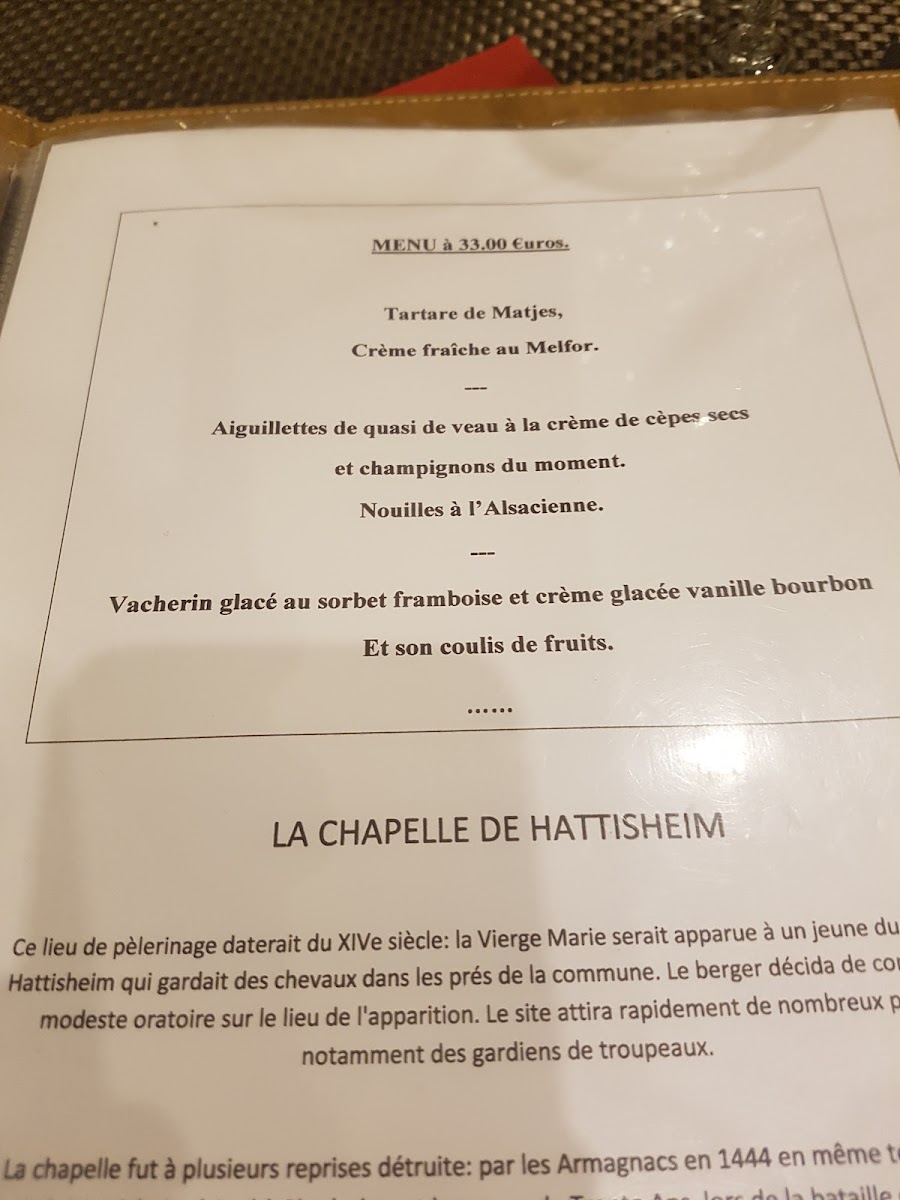 Menu Auberge De La Chapelle-6