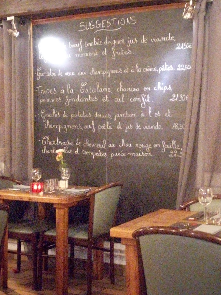 Menu Auberge De La Chapelle-7