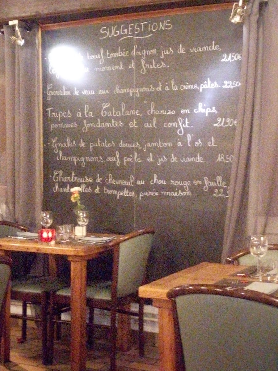 Menu Auberge De La Chapelle-8