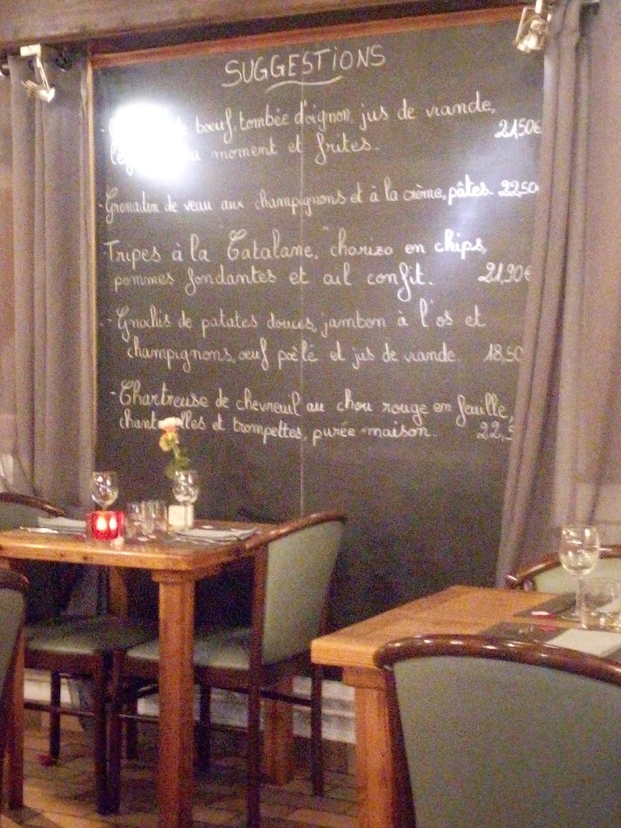 Menu Auberge De La Chapelle-9
