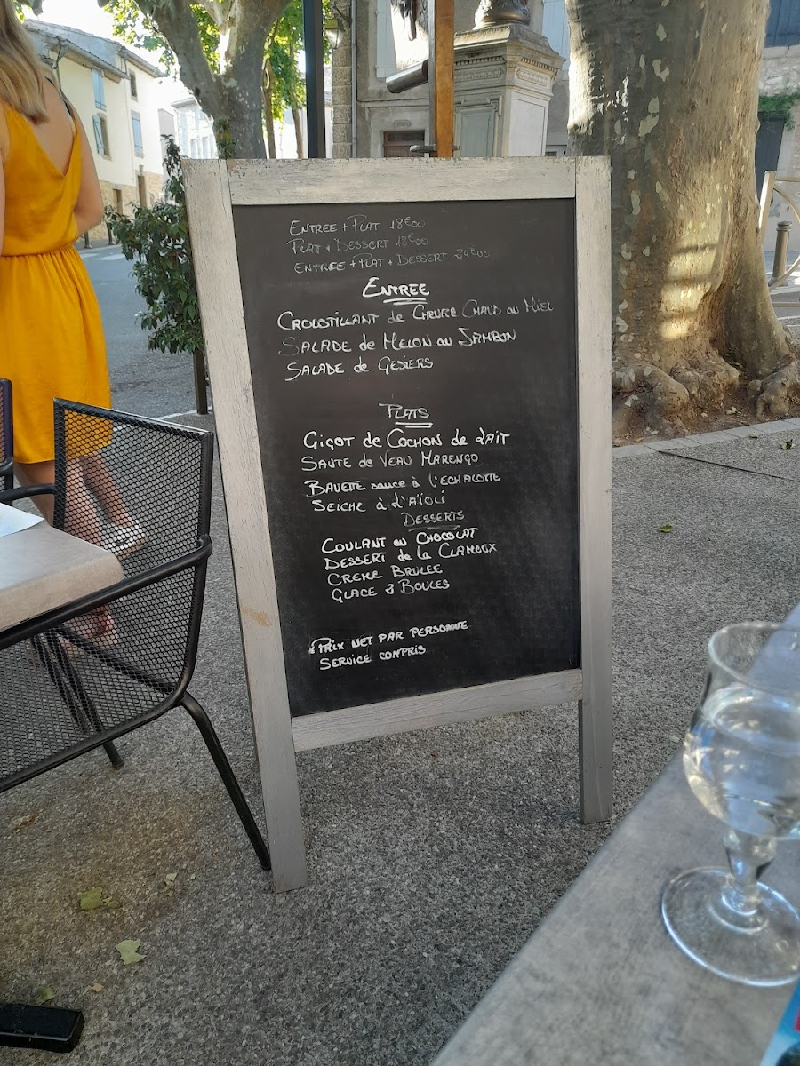 Menu Auberge De La Clamoux-2