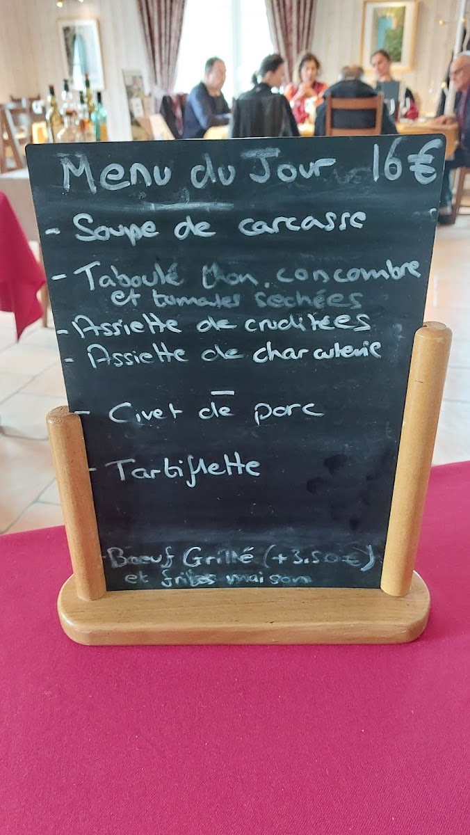 Menu Auberge De La Double-1
