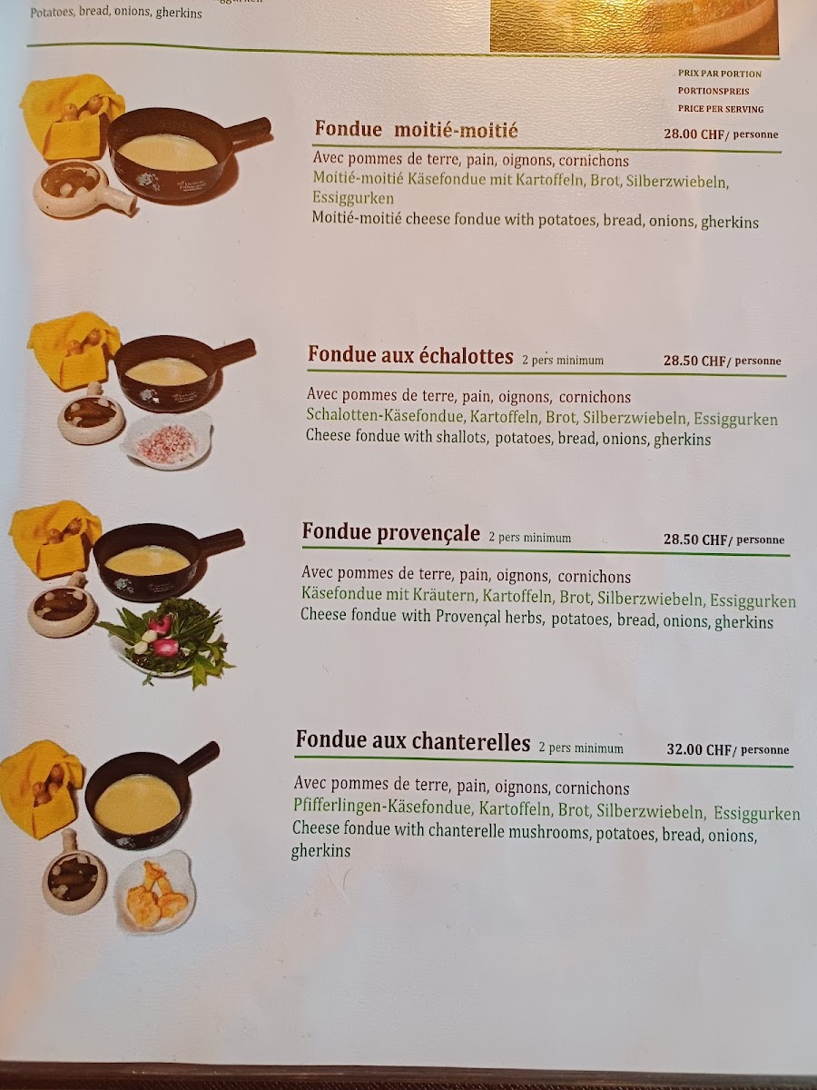Menu Auberge De La Halle-1