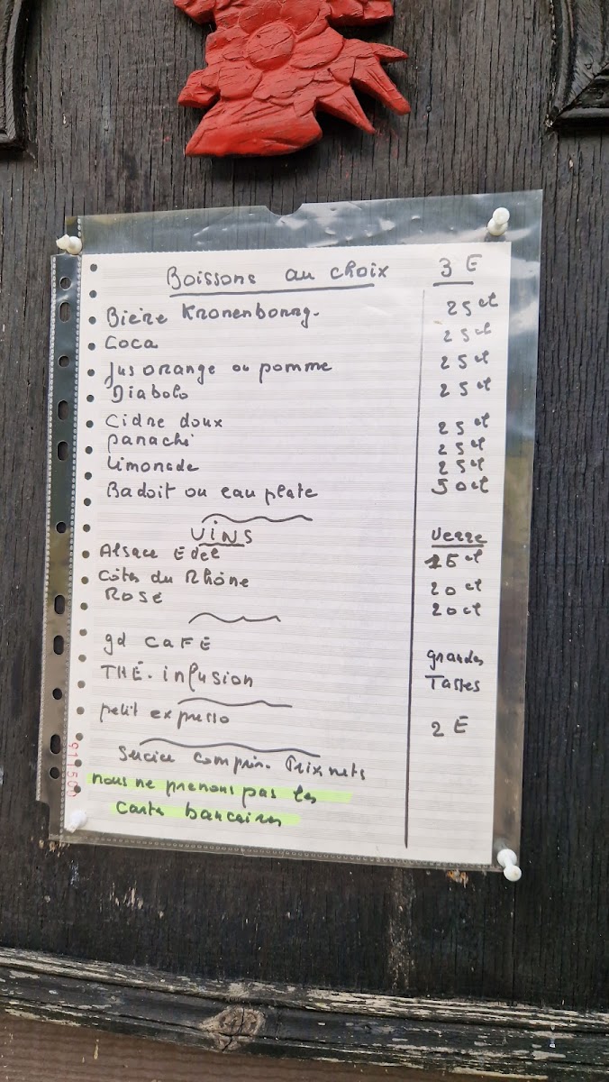 Menu Auberge De Retournemer-1