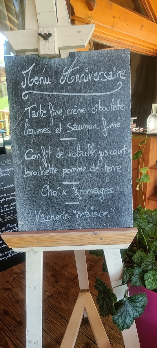 Menu Auberge De Venthon-8