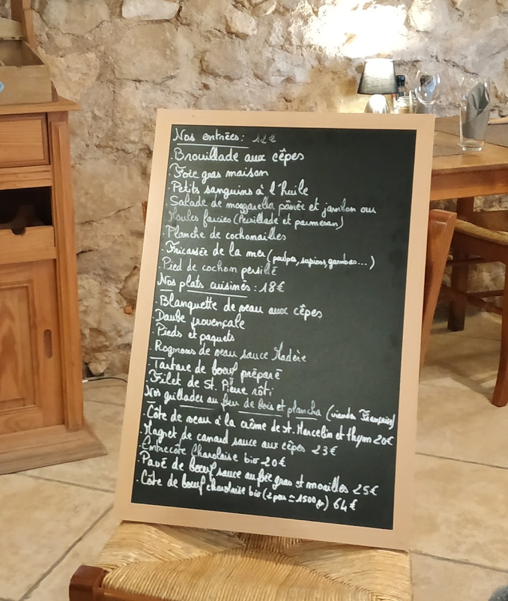 Menu Auberge Des Savoyants-1