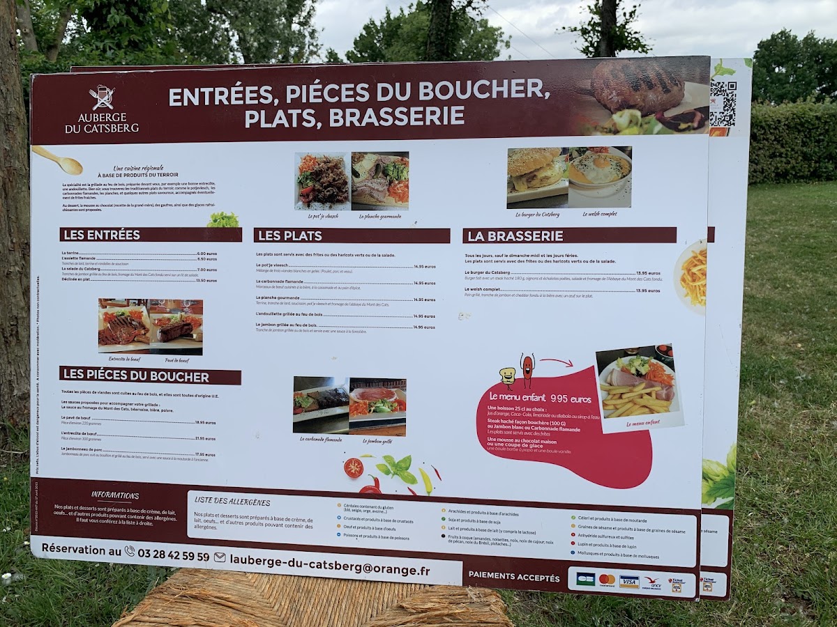 Menu Auberge Du Catsberg-2