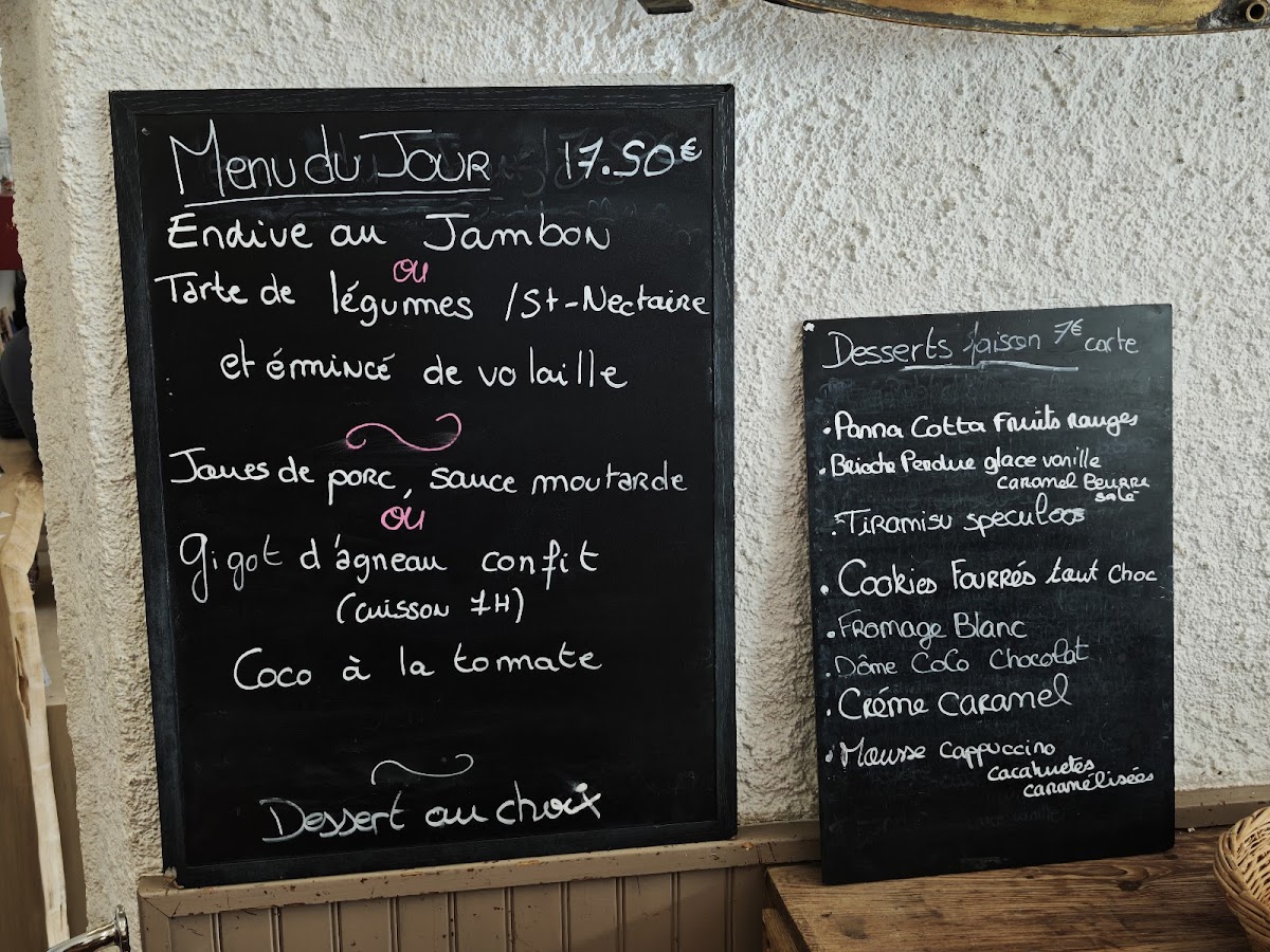 Menu Auberge Du Cratère-1