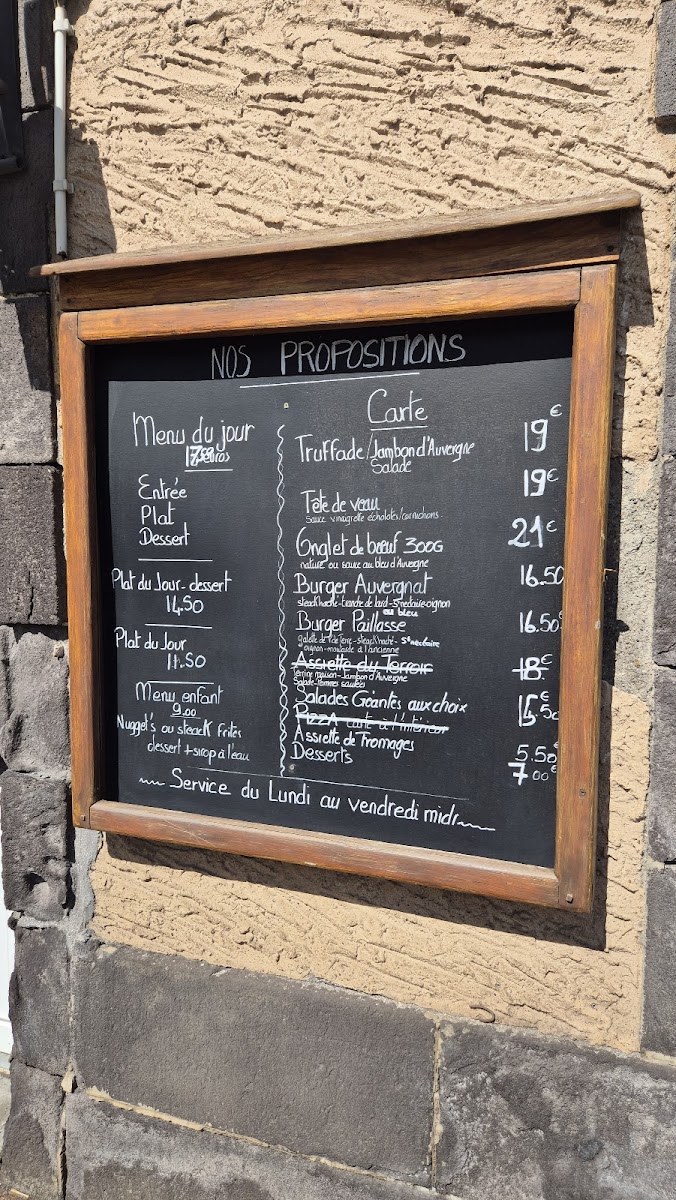 Menu Auberge Du Cratère-3