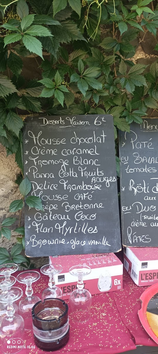 Menu Auberge Du Cratère-7