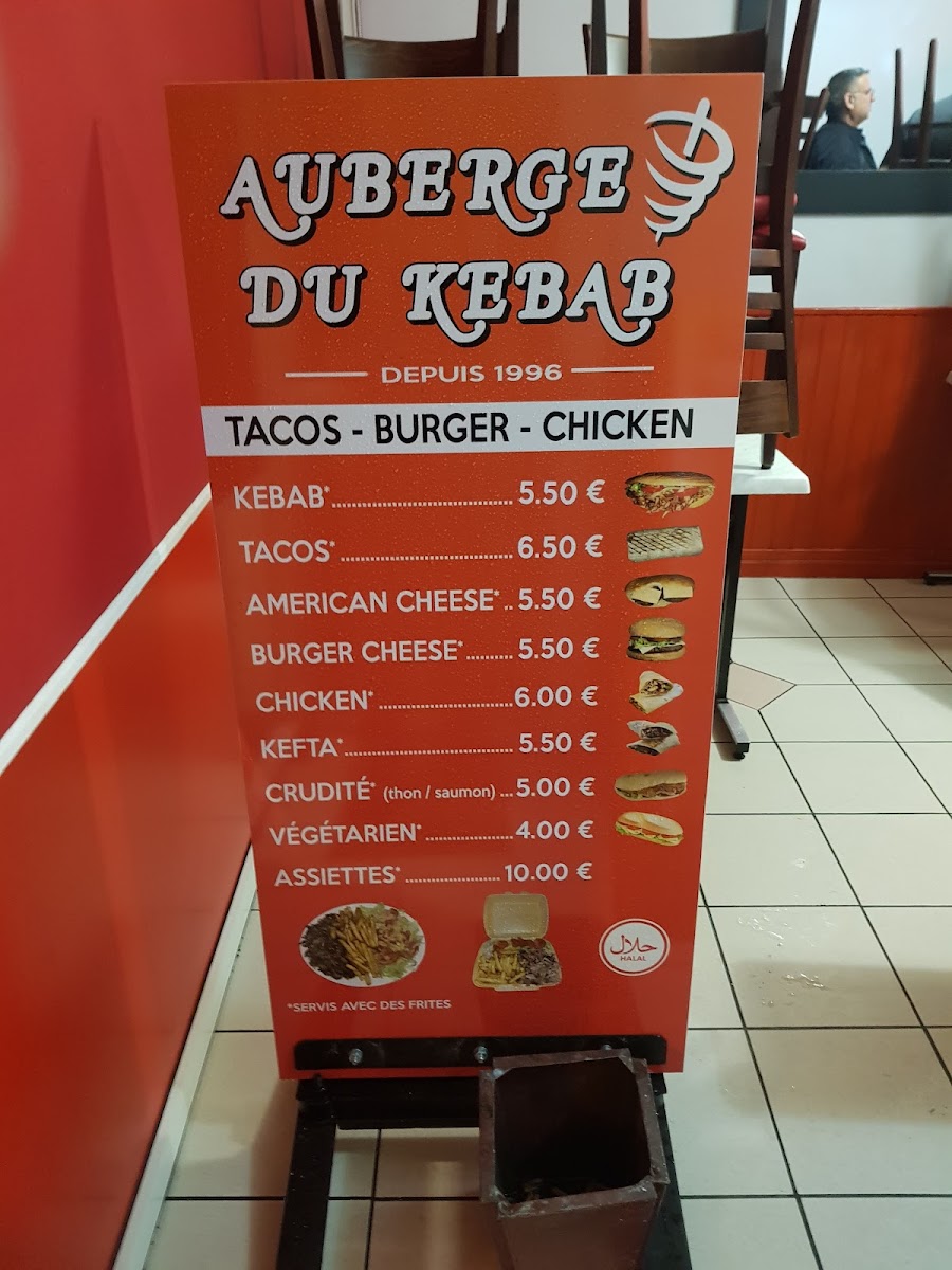 Menu Auberge Du Kebab-7