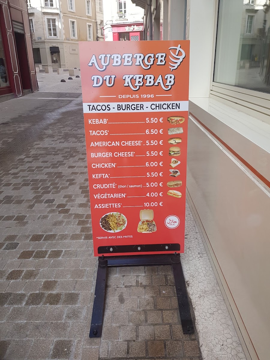 Menu Auberge Du Kebab-9