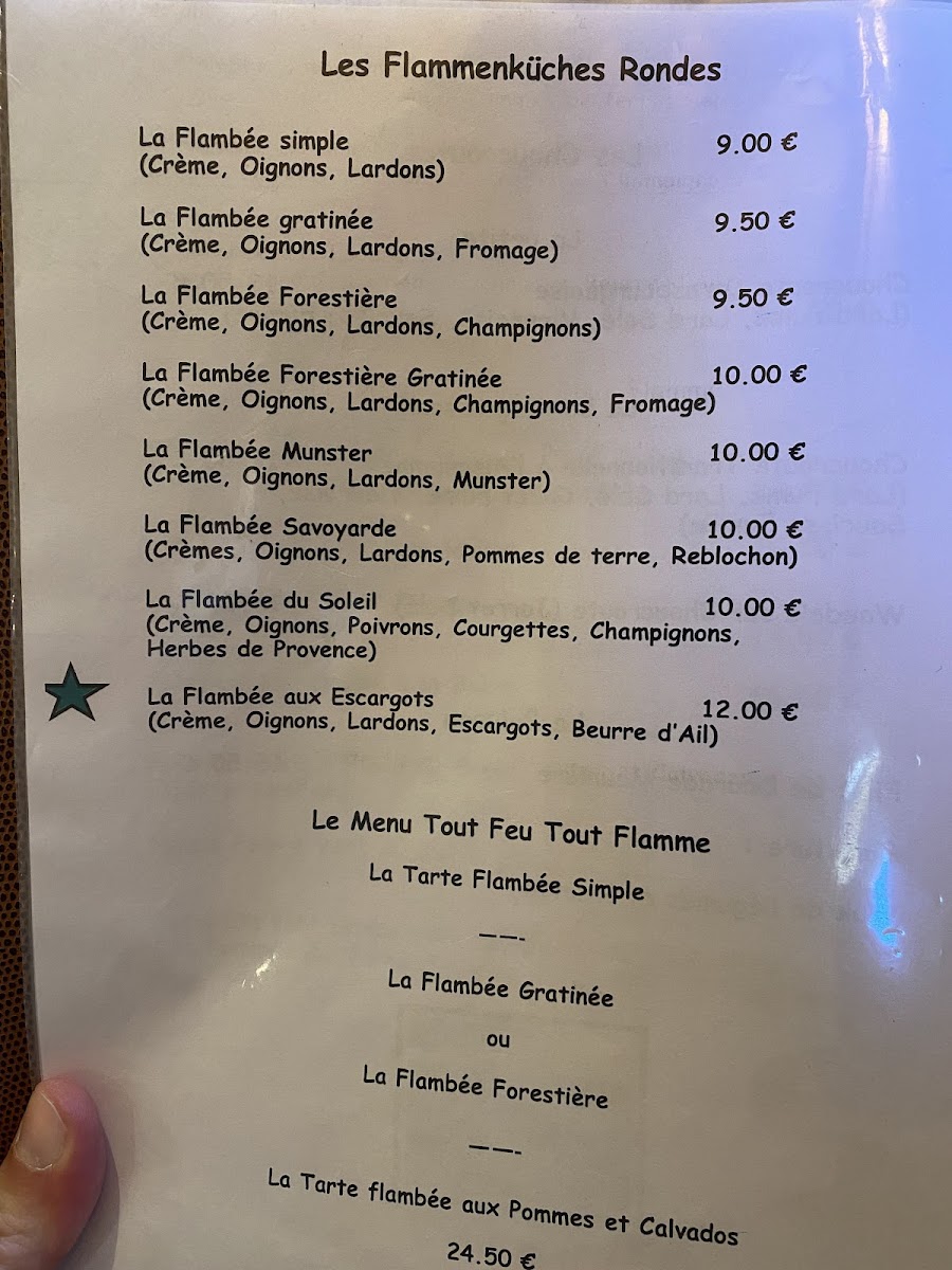 Menu Auberge Du Lac-10