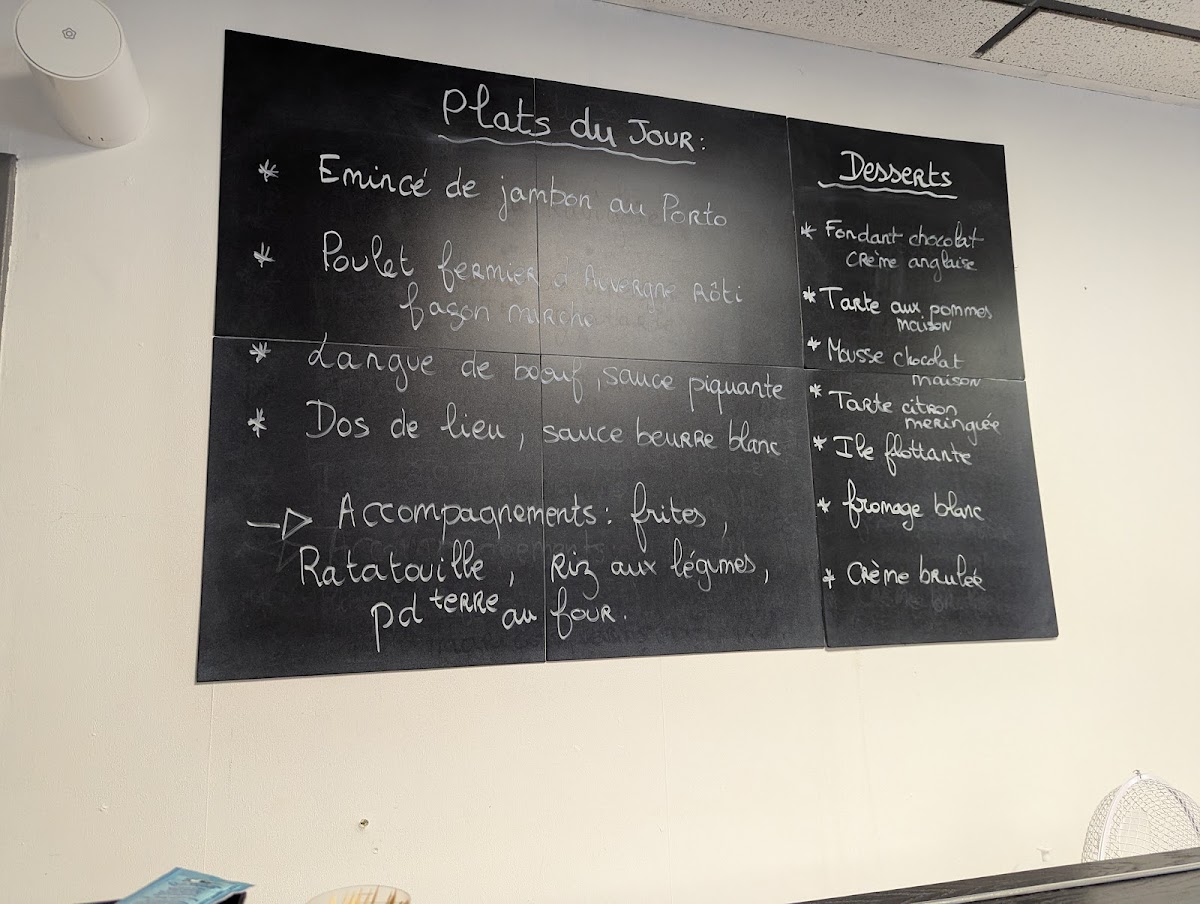 Menu Auberge Du Lamaron-1