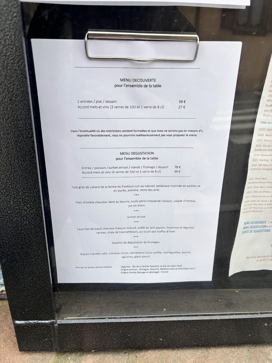 Menu Auberge Le Bouc Bleu-3