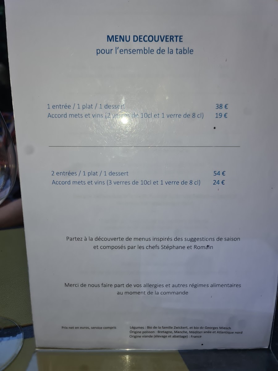 Menu Auberge Le Bouc Bleu-5