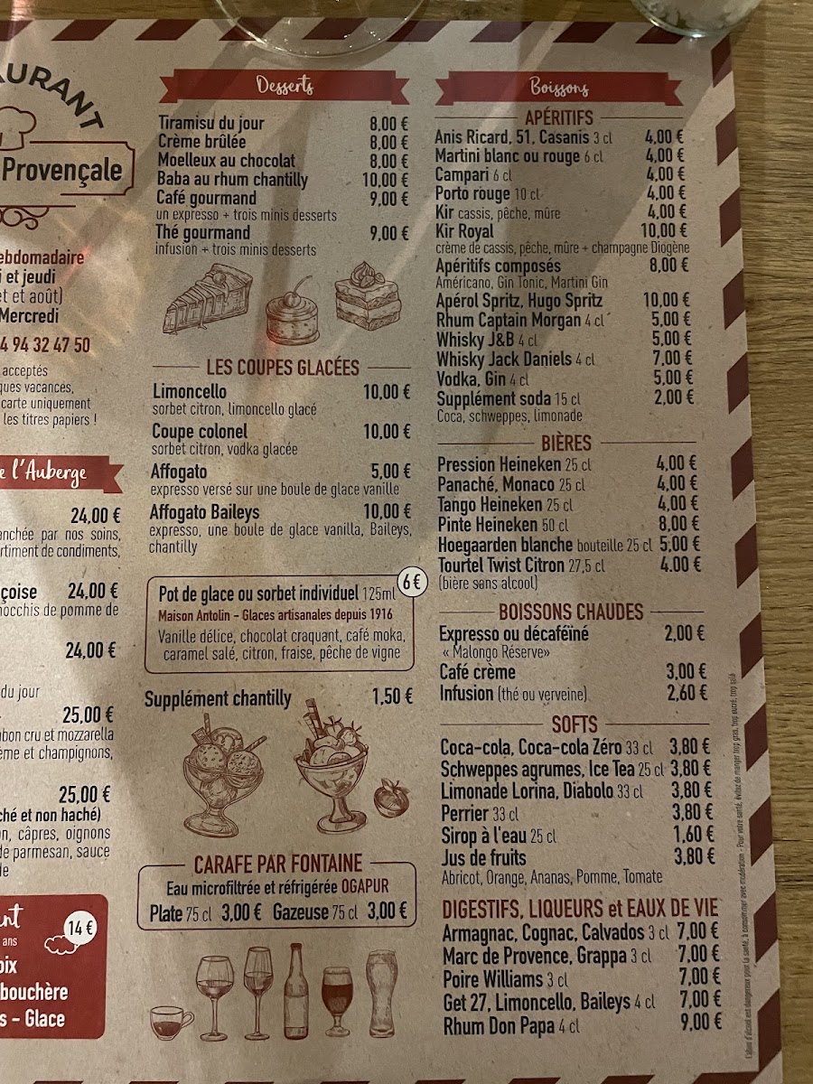 Menu Auberge Provençale-3