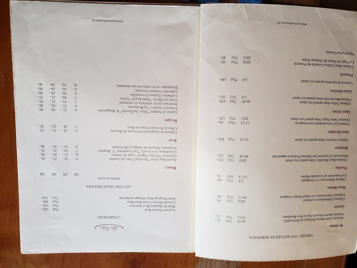 Menu Auberge-Restaurant De La Croix-De-Rozon-8