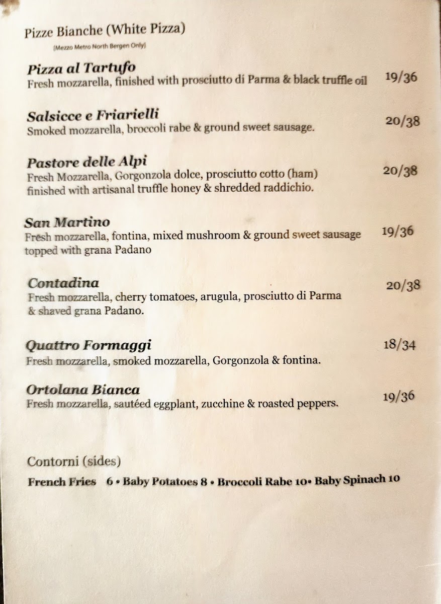 Menu Aumm Aumm Pizzeria And Wine Bar At The Brownstone-4
