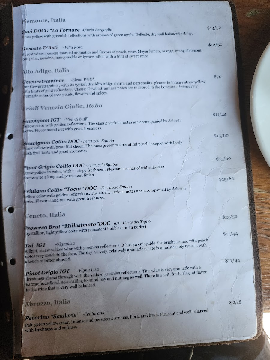 Menu Aumm Aumm Pizzeria And Wine Bar At The Brownstone-6