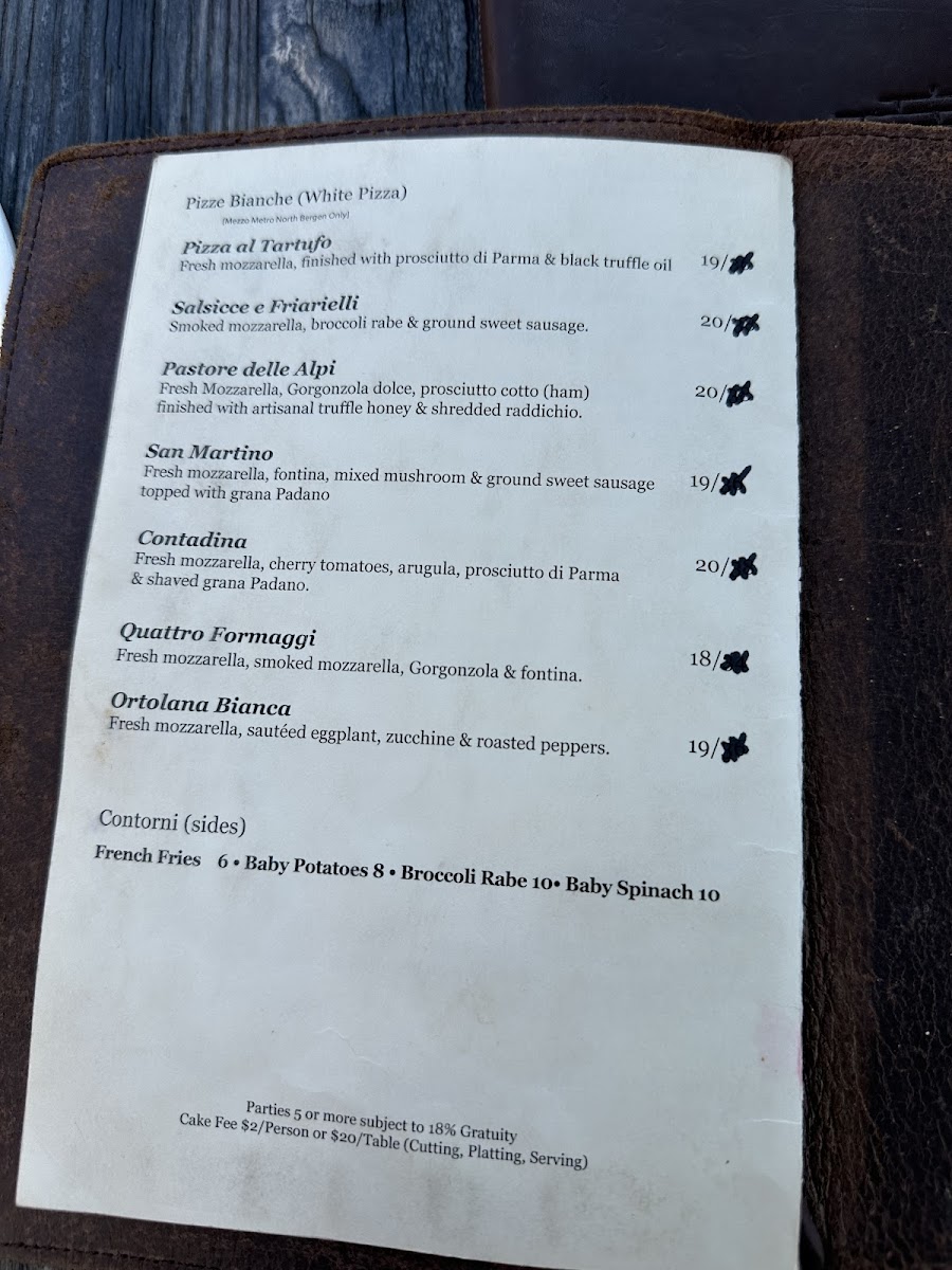 Menu Aumm Aumm Pizzeria And Wine Bar At The Brownstone-7