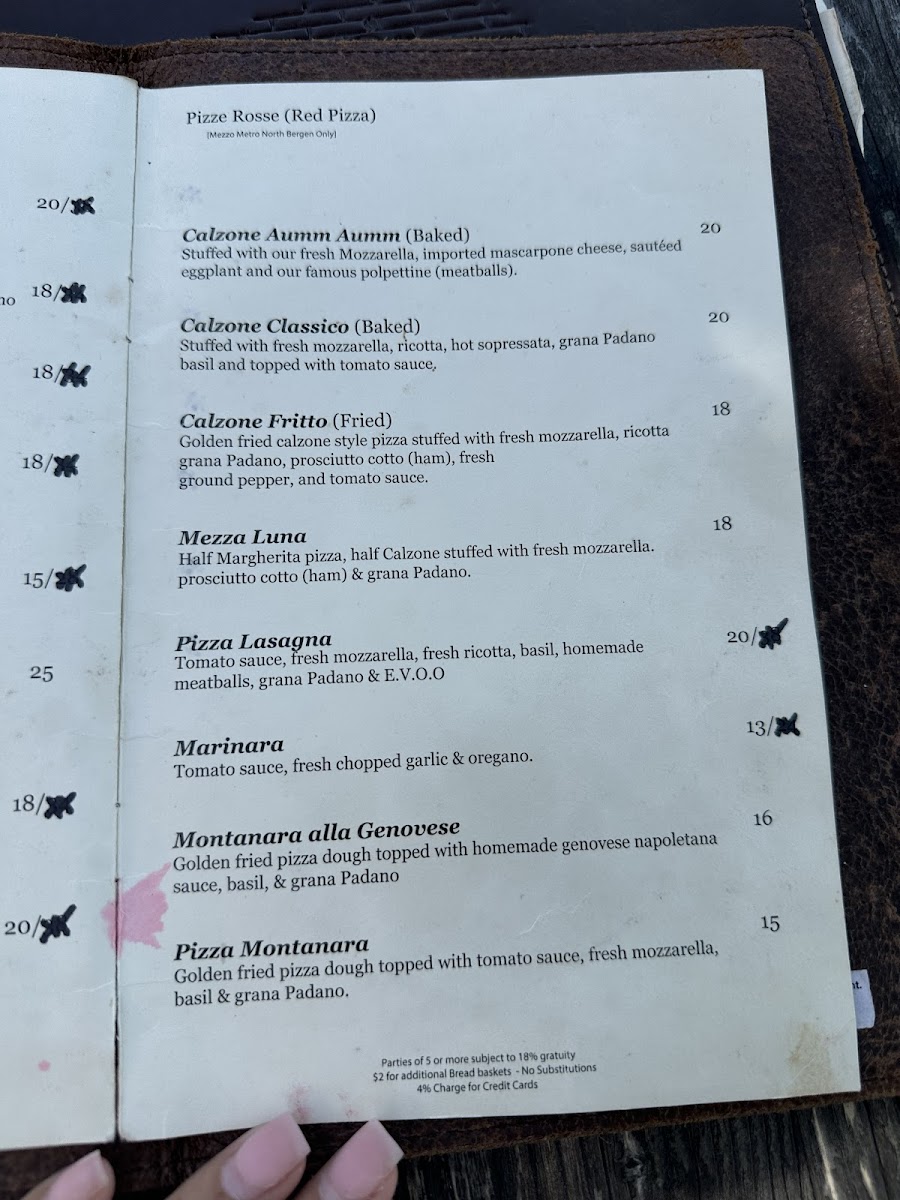 Menu Aumm Aumm Pizzeria And Wine Bar At The Brownstone-8